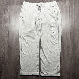 Aeropostale Aero Womens  Gray Wide Leg Sweat Pants Large Y2k Vintage